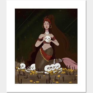 Pirate Mermaid Posters and Art